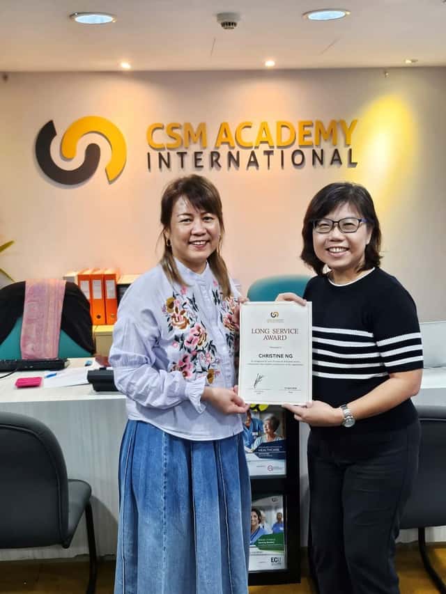 Christine Ng — 10 Years Long Service Award
