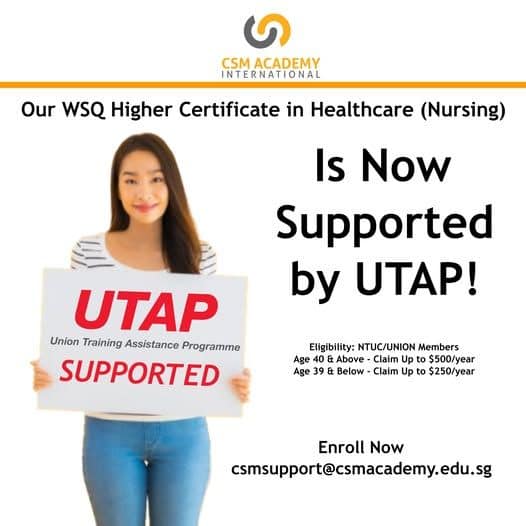 WSQ Higher Certificate in Healthcare (Nursing) - UTAP Supported